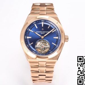 Replica Vacheron Constantin Overseas Tourbillon 6000V/110R-B733 1:1 Best Edition BBR Factory Pink Gold