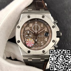 Replica Audemars Piguet Royal Oak Offshore 26470ST.OO.A820CR.01 1:1 Best Edition JF Factory Brown Dial