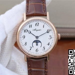 Replica Breguet Classique Moonphase 9087BB 1:1 Best Edition TW Factory Rose Gold