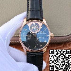 Replica IWC Portuguese IW504210 Tourbillon 18K Rosegold 1:1 Best Edition Swiss automatic complicated tourbillon movement