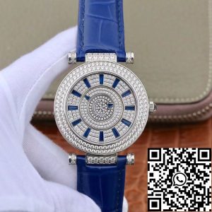 Replica Franck Muller White Gold Double Mystery DM42D2RCD GS Factory 1:1 Best Edition Diamond Watch Swiss FM.800