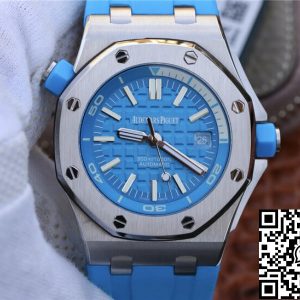 Replica Audemars Piguet Royal Oak Offshore Diver 15710ST.OO.A032CA.01 1:1 Best Edition JF Factory Blue Dial
