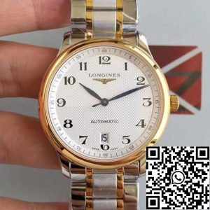 Replica Longines Master Collection KZ Factory 1:1 Best Edition Swiss ETA2824 18K Gold Two Tone Stainless Steel Bracelet