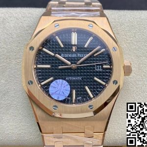 Replica Audemars Piguet Royal Oak 15400OR.OO.1220OR.01 JF Factory Mechanical Watches 1:1 Best Edition Swiss ETA3120 Rosegold