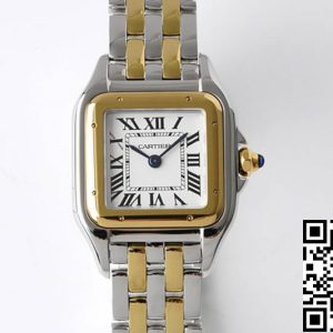 Replica Panthere De Cartier W2PN0006 22MM 1:1 Best Edition BV Factory White Dial
