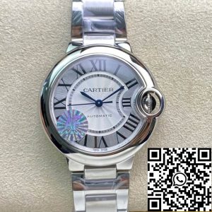 Replica Ballon Bleu De Cartier W6920071 33MM 1:1 Best Edition AF Factory Steel Strap