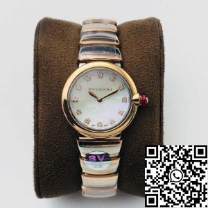 Replica Bvlgari LVCEA 102194 1:1 Best Edition BV Factory Rose Gold Case