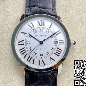Replica RONDE DE CARTIER W6701010 1:1 Best Edition AF Factory White Dial
