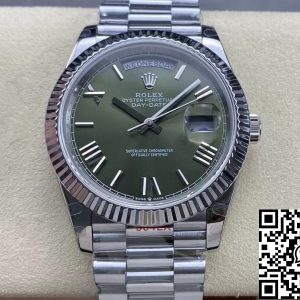 Replica Rolex Day Date M228236-0008 1:1 Best Edition GM Factory V2 Green Dial