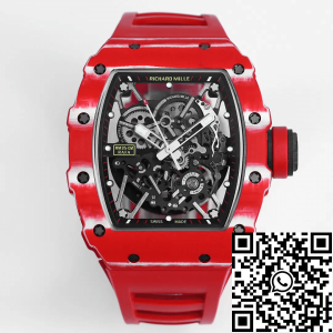 Replica Richard Mille RM35-02 1:1 Best Edition BBR Factory Red Carbon Fiber Case