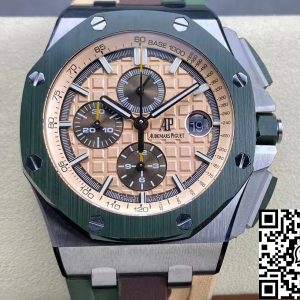 Replica Audemars Piguet Royal Oak Offshore 26400SO.OO.A054CA.01 1:1 Best Edition APF Factory Beige Dial
