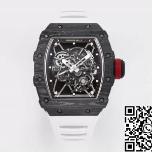 Replica Richard Mille RM35-01 1:1 Best Edition BBR Factory White Rubber Strap
