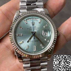 Replica Rolex Day Date M228236-0006 1:1 Best Edition GM Factory Blue Dial