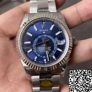 Replica Rolex Sky Dweller M336934-0005 1:1 Best Edition ZF Factory Blue Dial