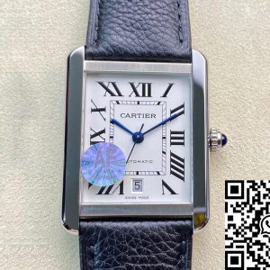 Replica Cartier Tank WSTA0029 1:1 Best Edition AF Factory White Dial