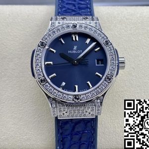 Replica Hublot Classic Fusion 33MM Quartz 1:1 Best Edition HB Factory Diamond Case