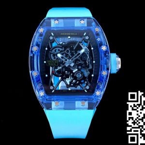 Replica Richard Mille RM35-01 1:1 Best Edition RM Factory Blue Rubber Strap