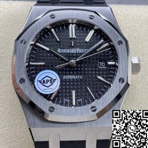 Replica Audemars Piguet Royal Oak 15400 1:1 Best Edition APS Factory Black Rubber Strap