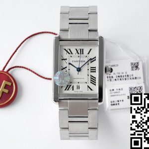 Replica Cartier Tank W5200028 1:1 Best Edition AF Factory Stainless Steel