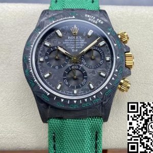 Replica Rolex Daytona Cosmograph 1:1 Best Edition Noob Factory Diw Custom Version Dark Green Strap