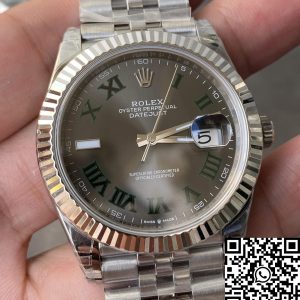 Replica Rolex Datejust M126334-0022 41MM 1:1 Best Edition VS Factory Green Dial