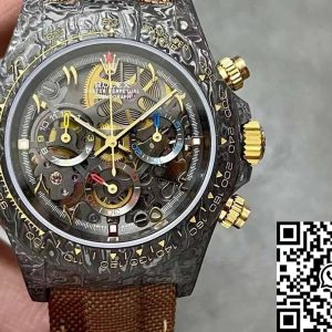 Replica Rolex Daytona 1:1 Best Edition Diw Factory Carbon Fiber Hollow Dial