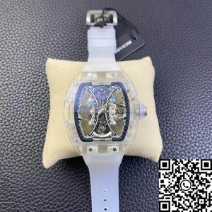Replica Richard Mille RM053-02 1:1 Best Edition RM Factory Transparent Tourbillon Skeleton Dial