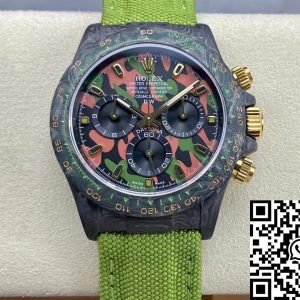 Replica Rolex Daytona Cosmograph Diw Custom Version 1:1 Best Edition Noob Factory Green Strap
