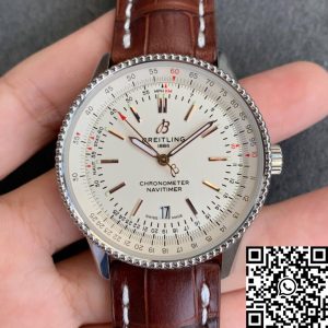 Replica Breitling Navitimer 1 A17326211G1P2 1:1 Best Edition V7 Factory Silver Dial