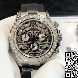 Replica Rolex Cosmograph Daytona 116588 1:1 Best Edition Noob Factory Diamond Dial