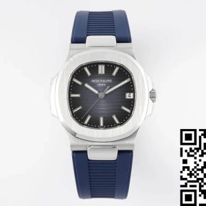 Replica Patek Philippe Nautilus 5711 1:1 Best Edition PPF Factory Blue Rubber Strap