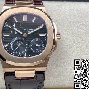 Replica Patek Philippe Nautilus 5712 1:1 Best Edition GR Factory Leather Strap