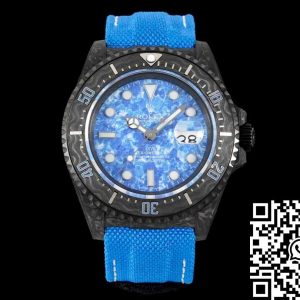 Replica Rolex Sea-Dweller 1:1 Best Edition Diw Factory Carbon Fiber Blue Dial