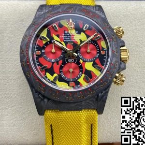 Replica Rolex Daytona Cosmograph Diw Custom Version 1:1 Best Edition Noob Factory Yellow Strap