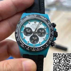 Replica Rolex Daytona 1:1 Best Edition Diw Factory NTPT Carbon Fiber Blue Case