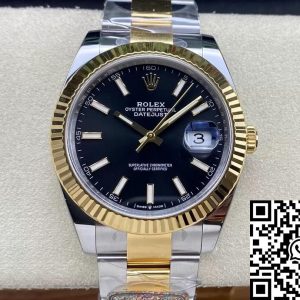 Replica Rolex Datejust 41MM M126333-0013 1:1 Best Edition Clean Factory Black Dial