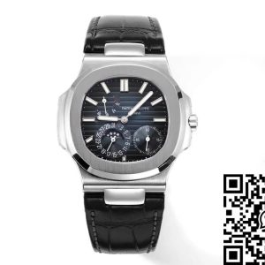 Replica Patek Philippe Nautilus 5712 1:1 Best Edition PPF Factory V2 Leather Strap