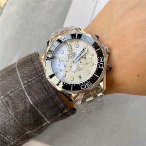Replica OMEGA Seamaster 904l Stainless Steel Quartzl Watch 44MM