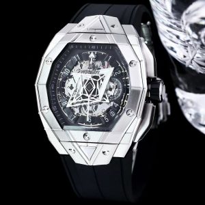 Replica Hublot 904l Stainless Steel Quartzl Watch 45MM