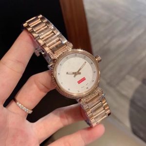 Replica LOUIS VUITTON LV 904l Stainless Steel Quartz Watch 33MM