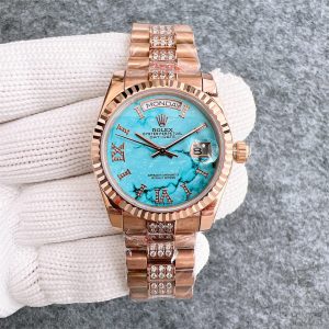 Replica Rolex DayDate 904l Stainless Steel Automatic Mechanical Watch 36mm