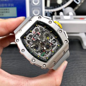 Replica Richard Mille 904l Stainless Steel Automatic Machine Watch 44MM