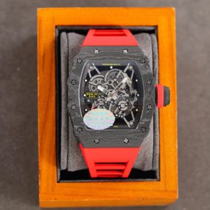 Replica Richard Mille Carbon Fiber Automatic Machine Watch 42MM