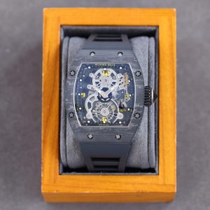 Replica Richard Mille Carbon Fiber Automatic Machine Watch 40MM