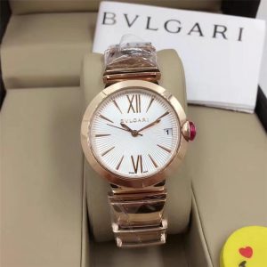 Replica BVLGARI 904l Stainless Steel Quartz Watch 33MM
