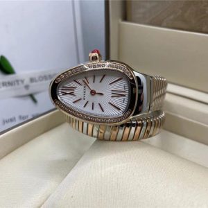 Replica BVLGARI 904l Stainless Steel Quartz Watch 35MM