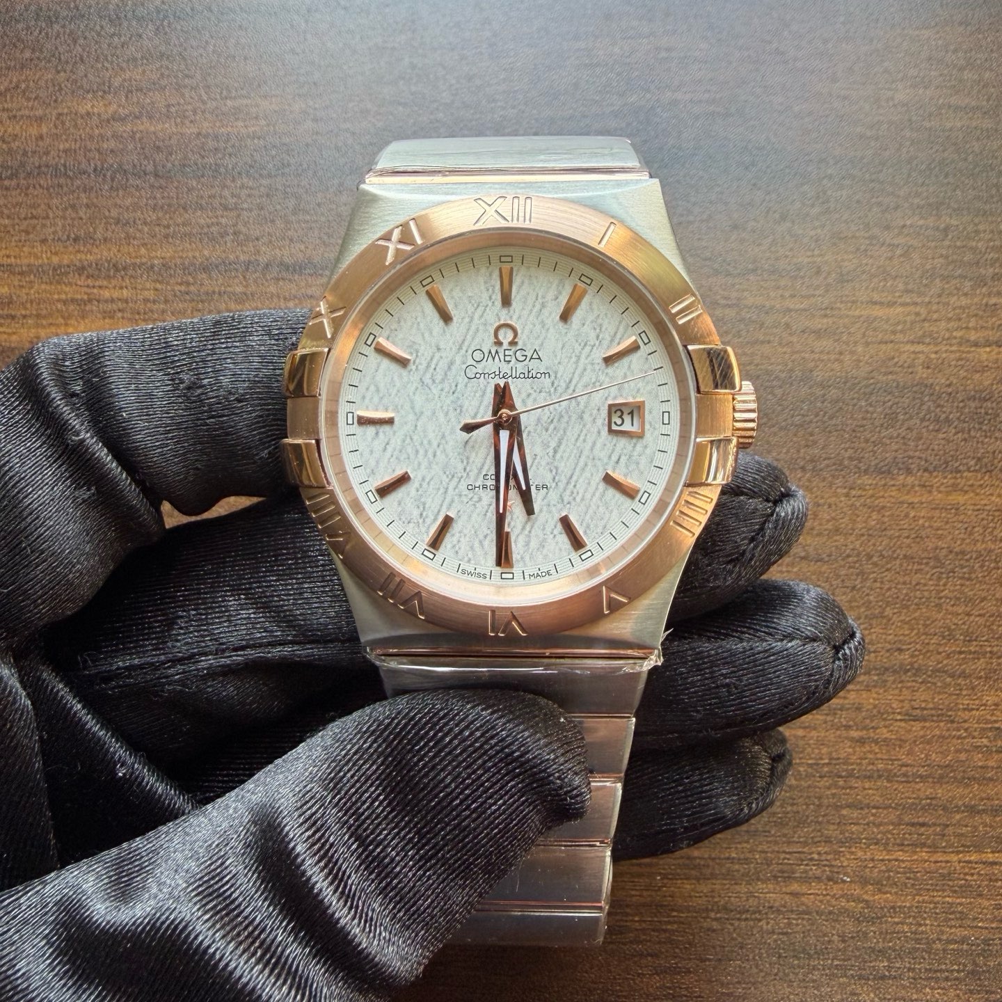 Replica Omega Automatic Movement Watch 38mm Rose Gold Case