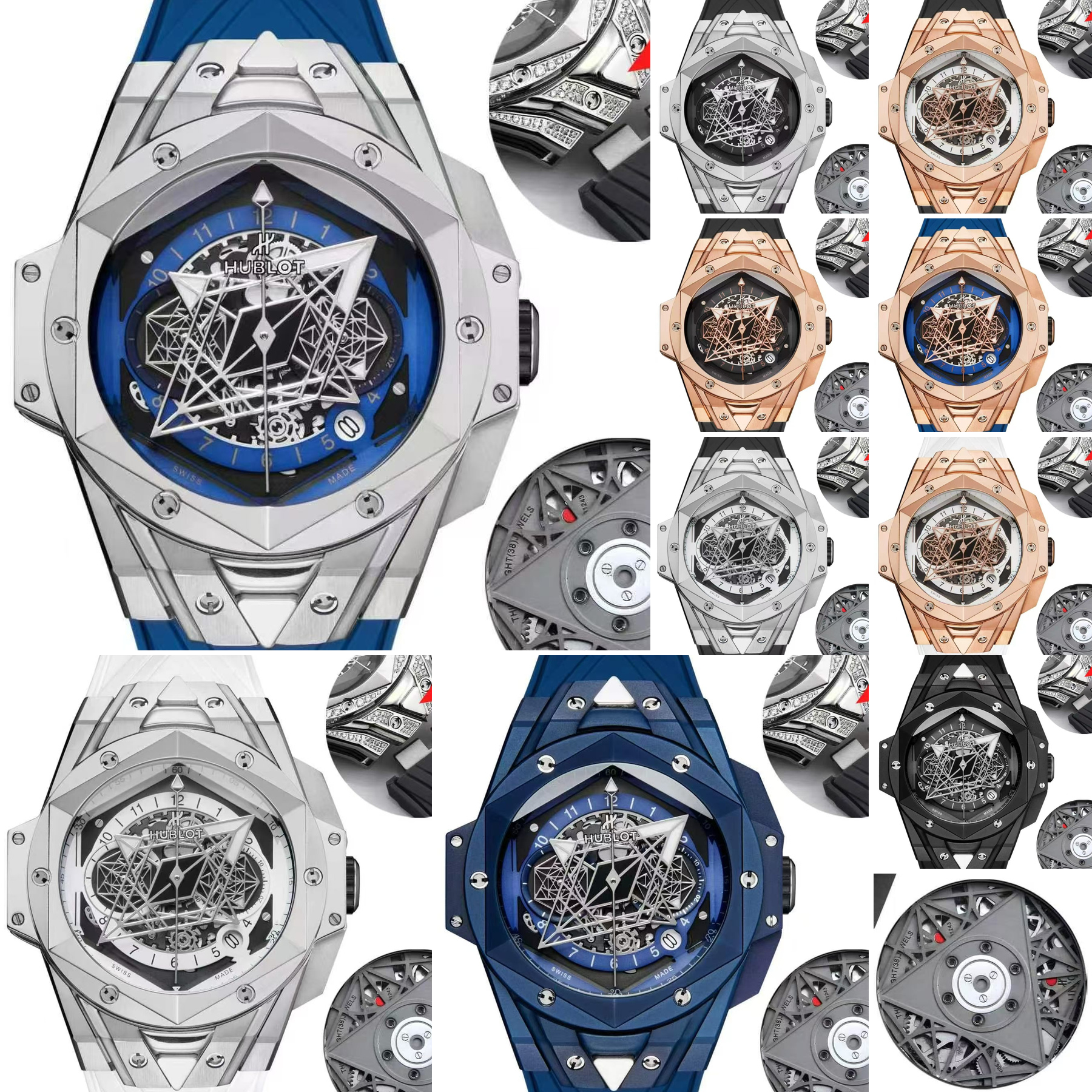 Replica Hublot Quartz Movement Watch 45mm