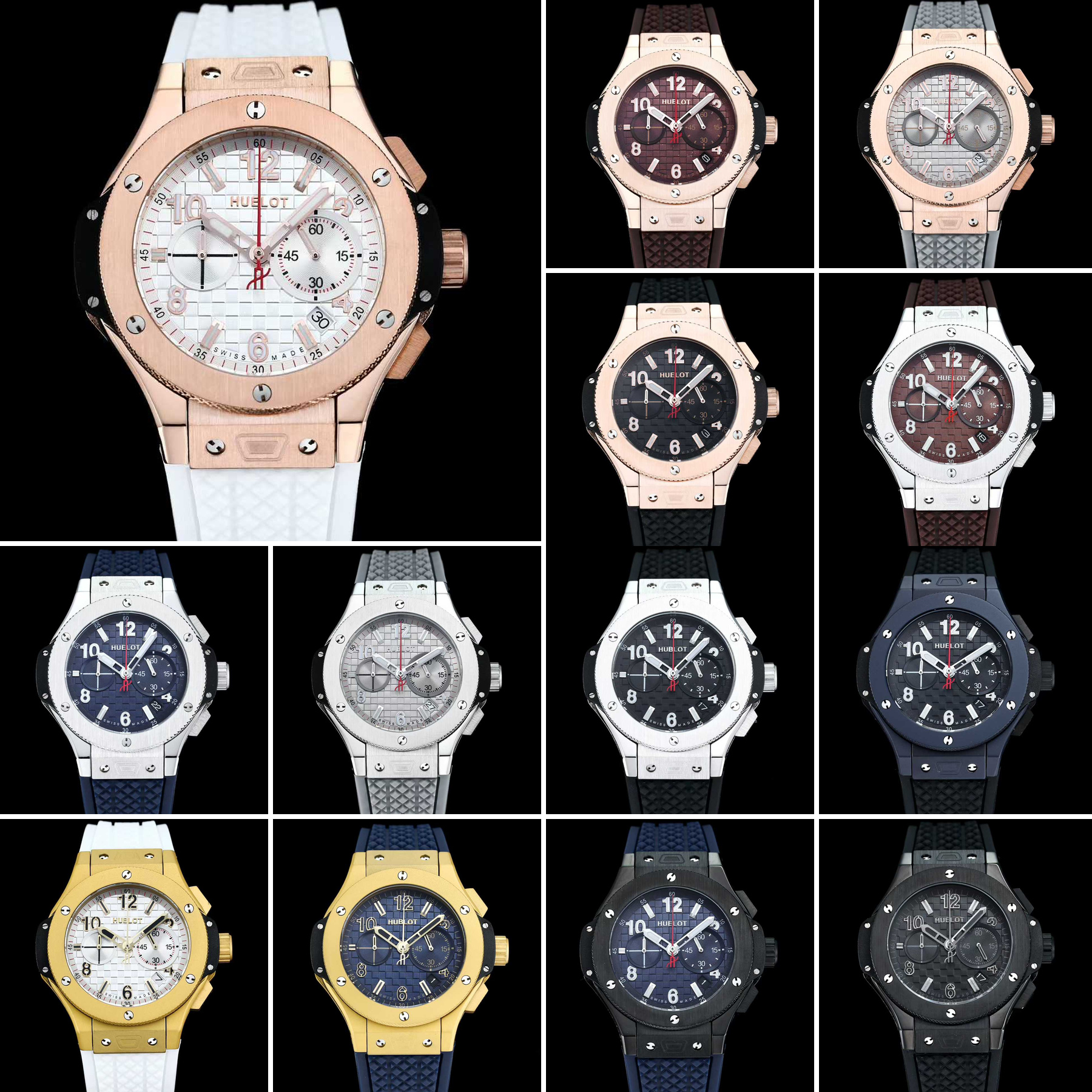 Replica Hublot Quartz Movement Watch 46mm